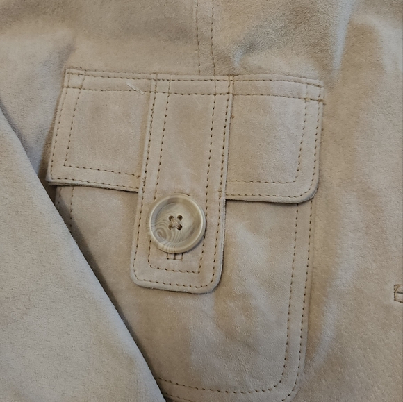 Tan leather jacket - Picture 4 of 4